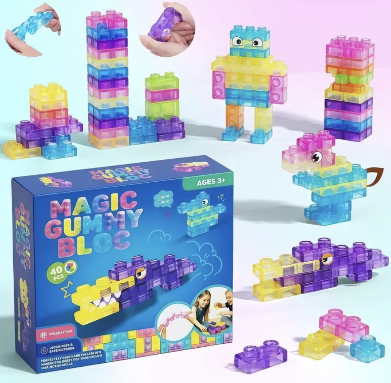 Sensory Soft Gummy Blocks