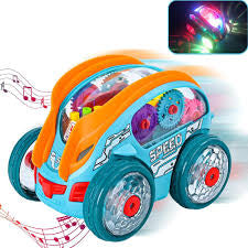 Stunt 360 Musical Roll Car
