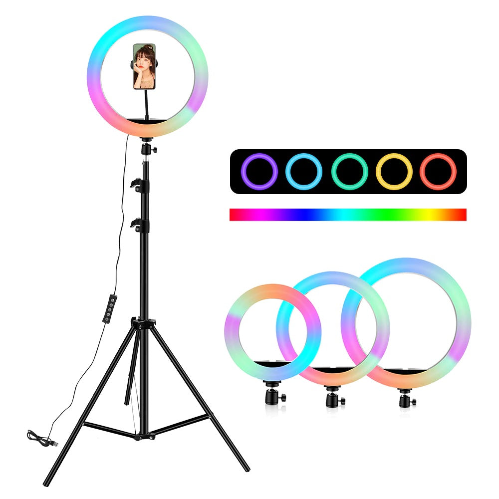 RGB Professional Led Ringlight with 7ft Tripod Stand