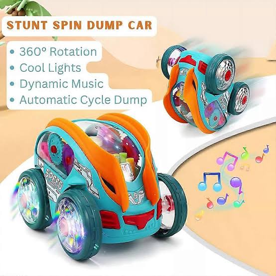 Stunt 360 Musical Roll Car