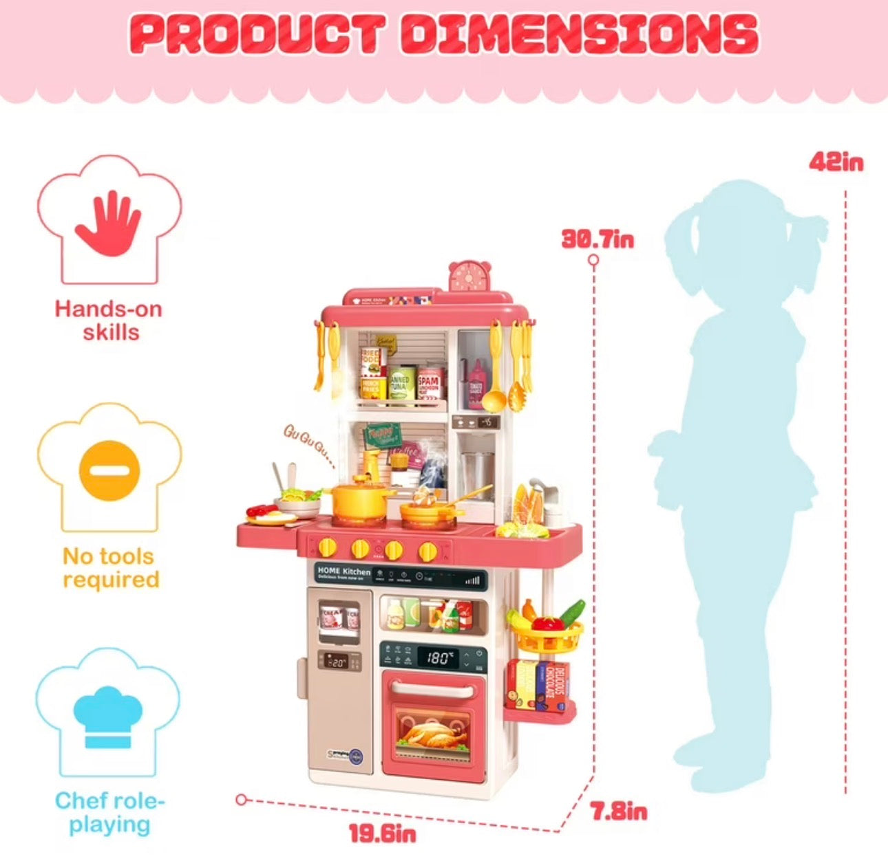 DIY Kitchen Play House For Girls