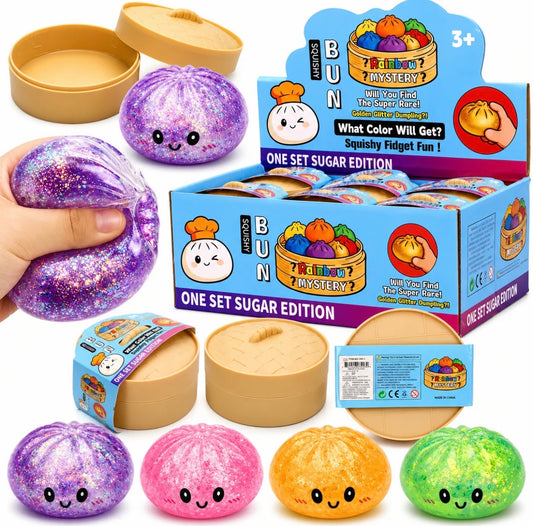 Viral Dumpling Glitter Squishy