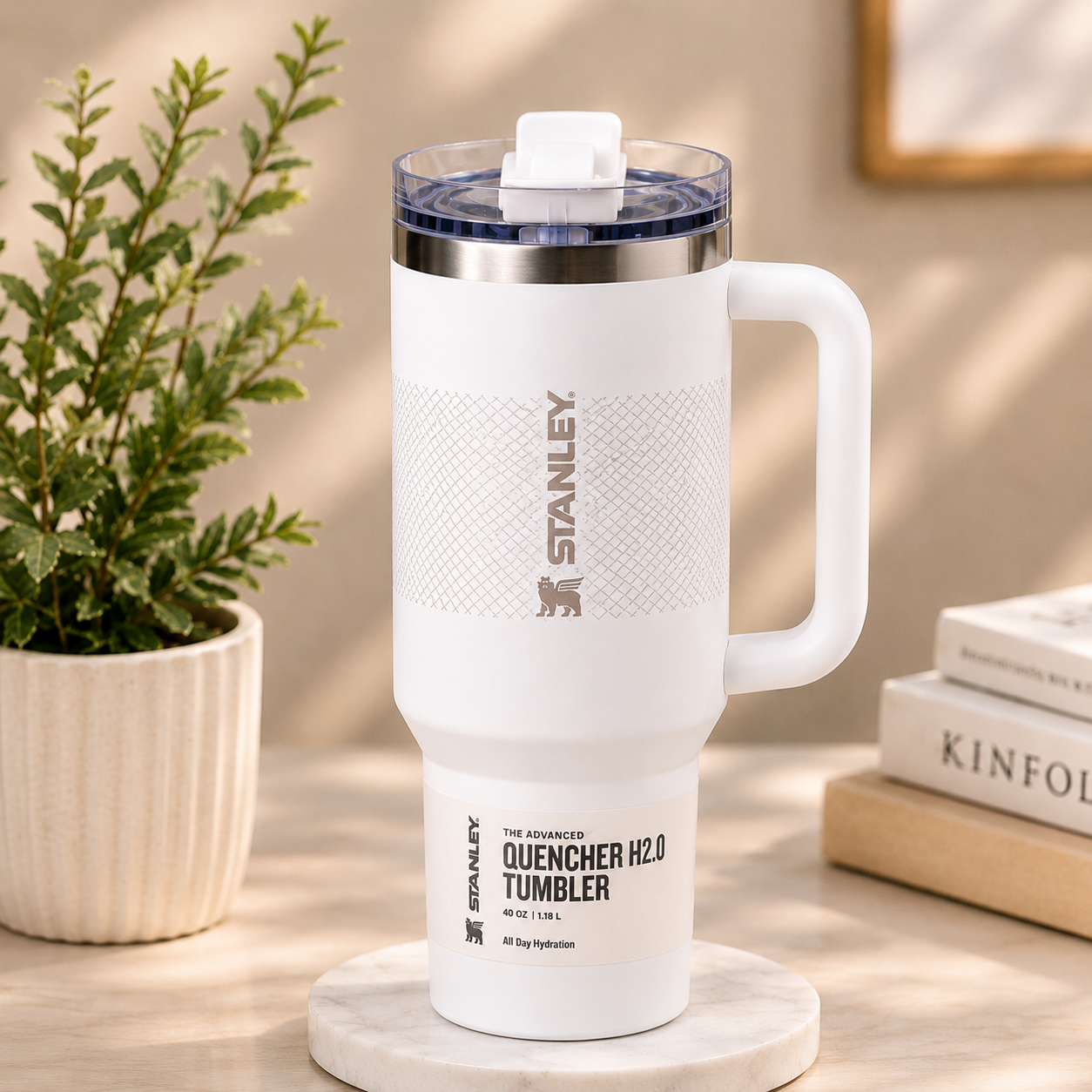 Stanley Flipstraw Quencher 40oz- White