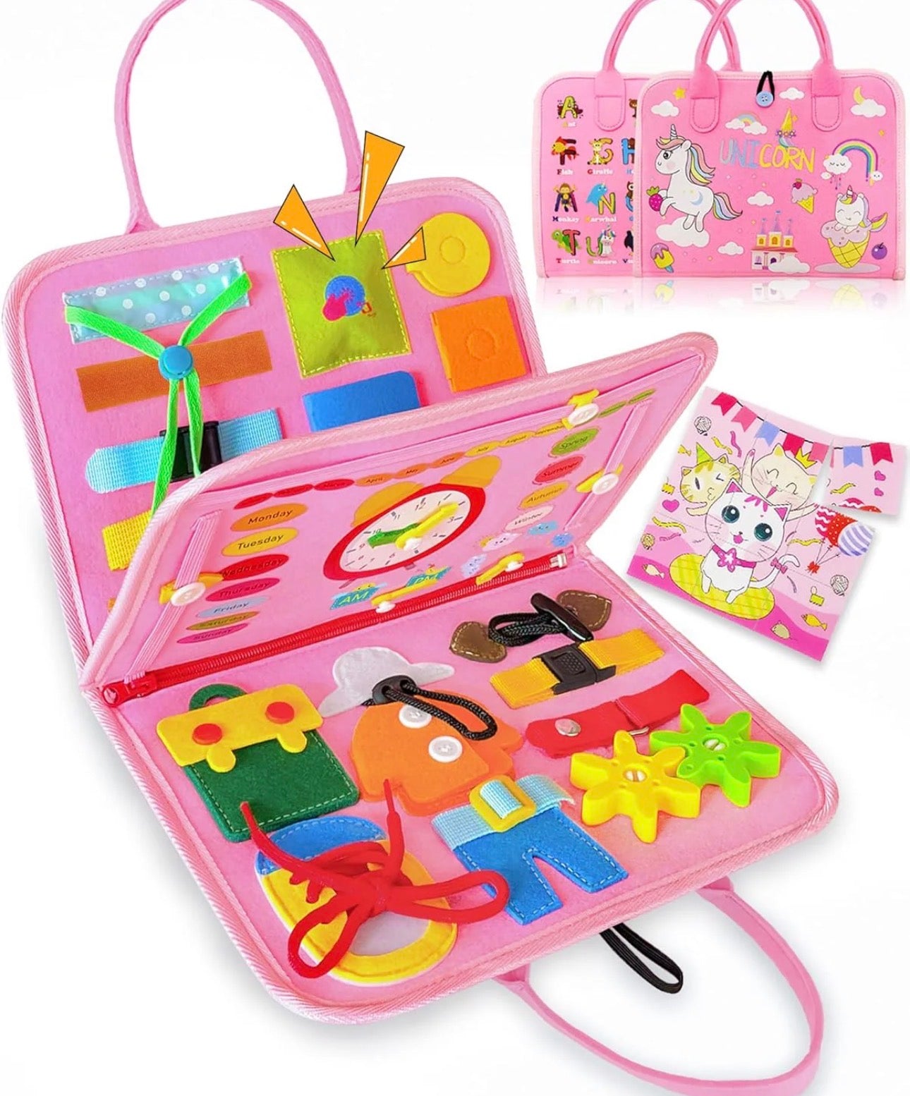 Montessori Toddler Activity Busy Book