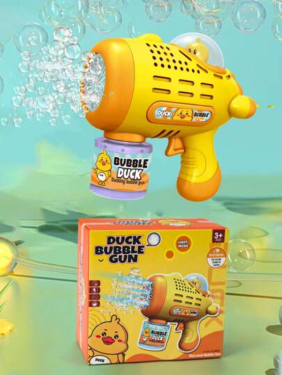 CARTOON DUCK ROCKET BUBBLE BLASTER FOR KIDS