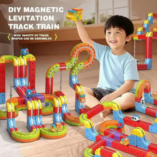 MagTrack Builder – Magnetic STEM Track Set - 58 Pcs