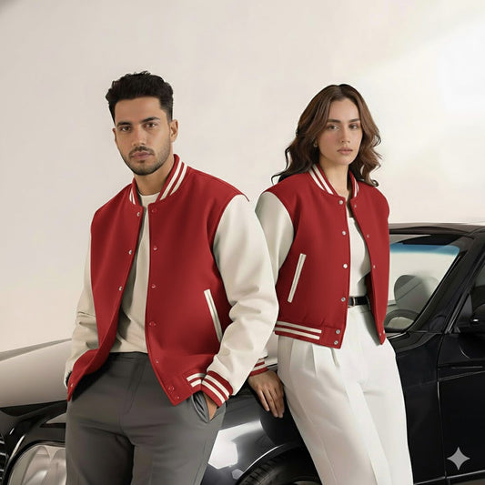 Varsity Jacket-Red