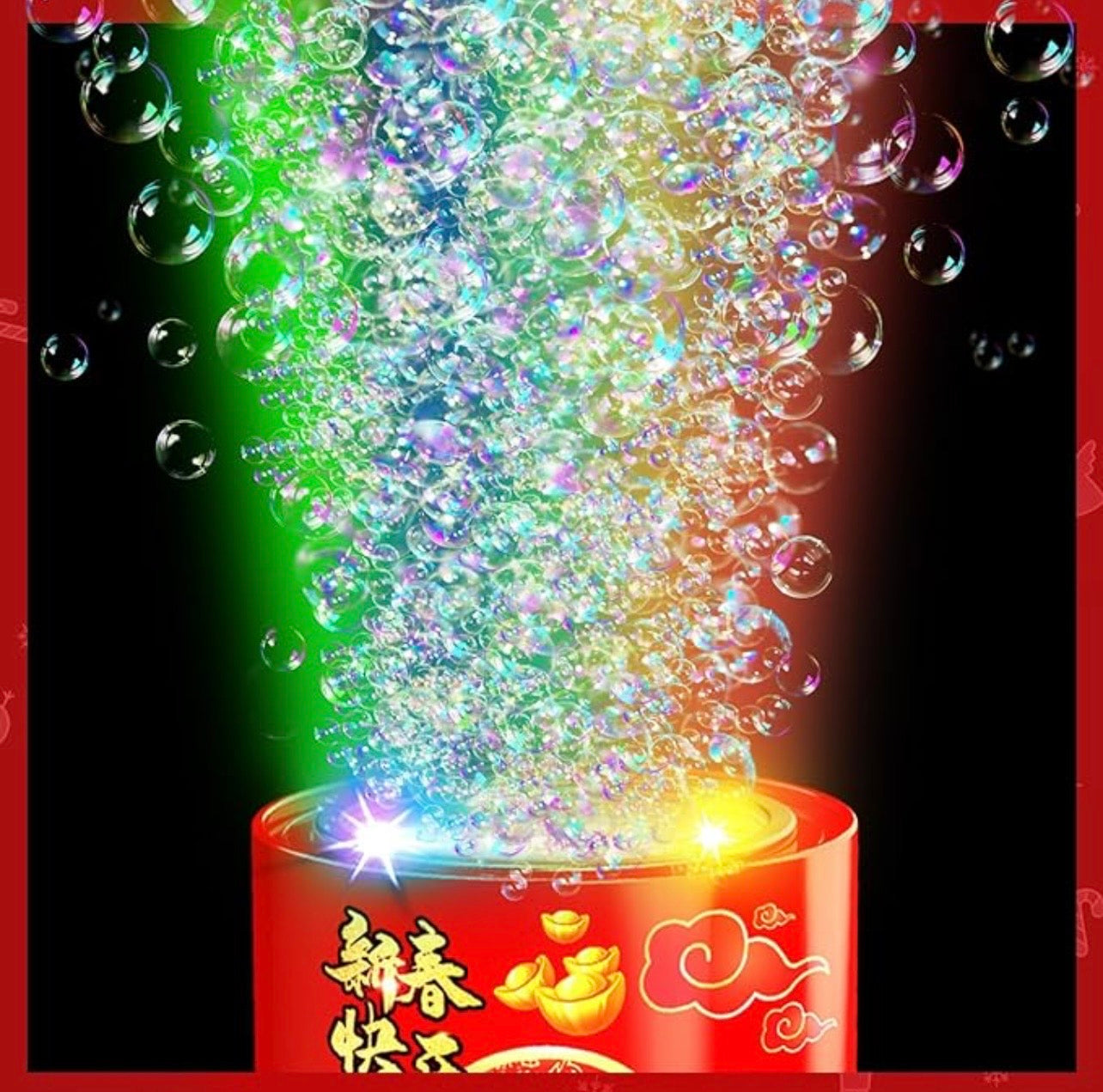 Musical & Lighting Fireworks Bubble Machine (Rechargeable)