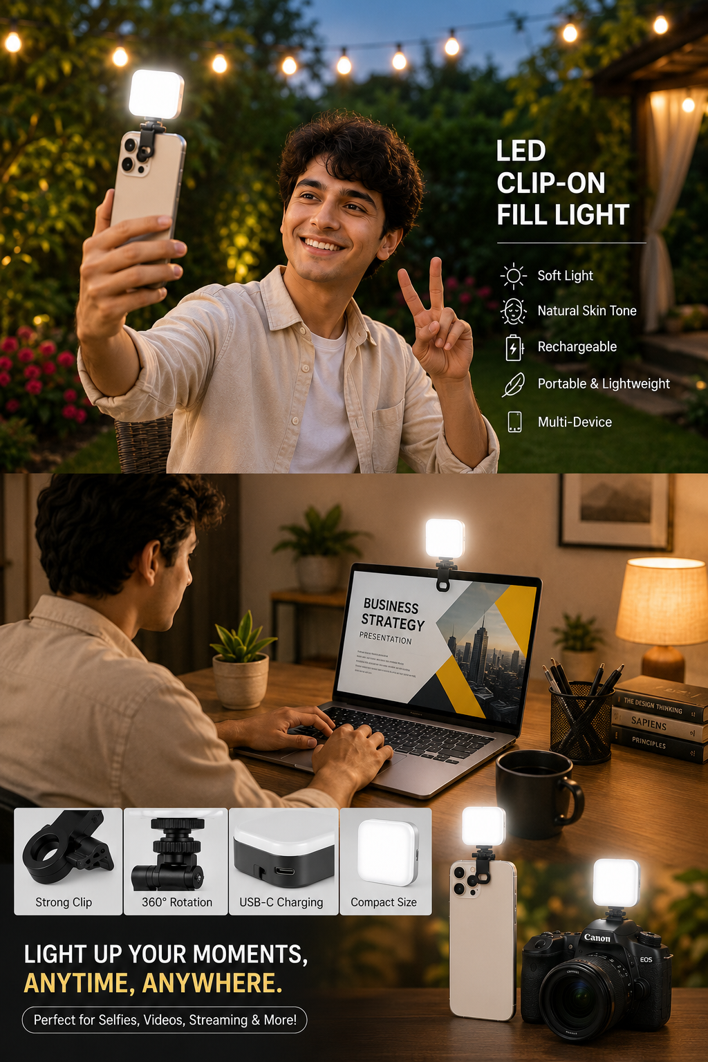 Creator Rechargeable Selfie Light