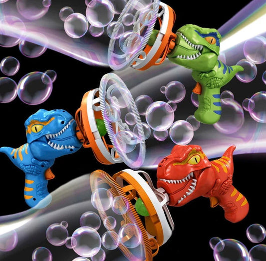 Dinosaur Bubble Blower Machine Gun