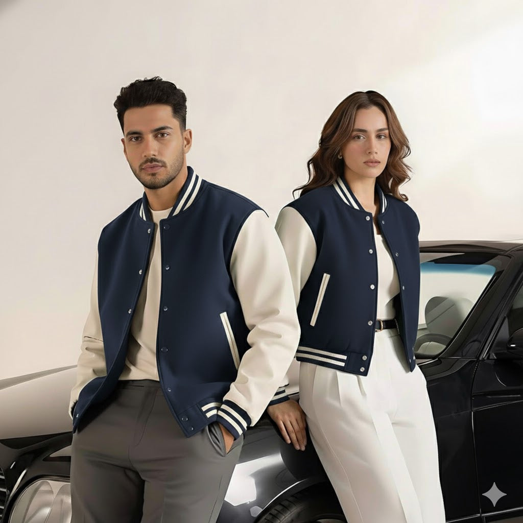 Varsity Jacket- Blue