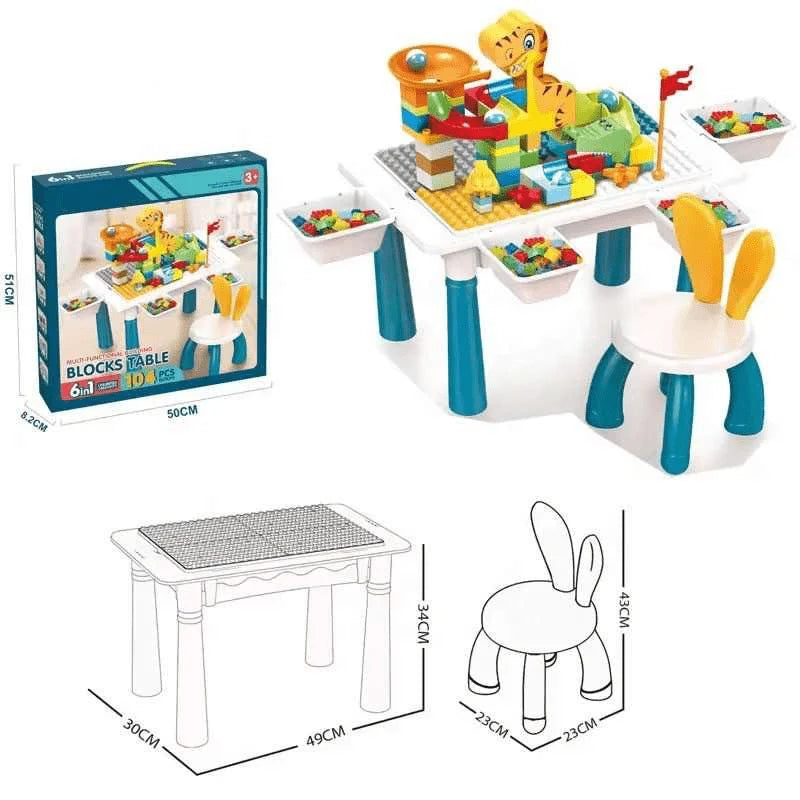 6-IN-1 CREATIVE BUILDING BLOCKS TABLE