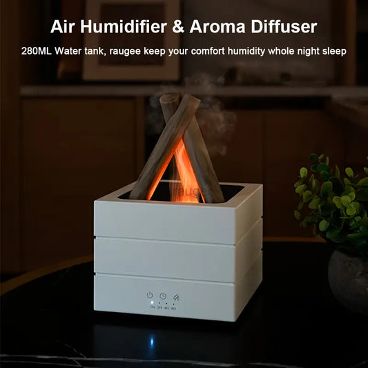 Simulation Campfire Flame Aroma Diffuser