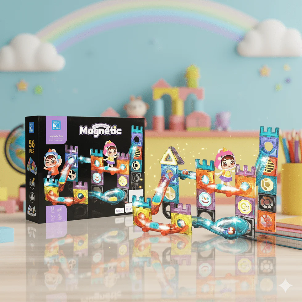 Magnetic Tiles Building Blocks for Kids